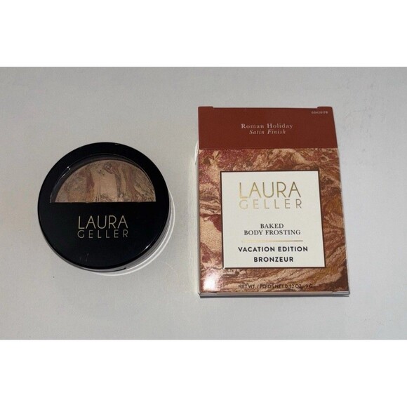LAURA GELLER BAKED BODY FROSTING (ROMAN HOLIDAY) SATIN FINISH VACATION EDITION - Picture 2 of 4